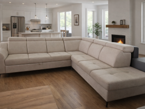 Ugaona garnitura "Beta sa trosjedom i dvosjedom na podizanje"