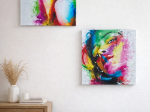 Zidna slika set od 2 "Rainbow"